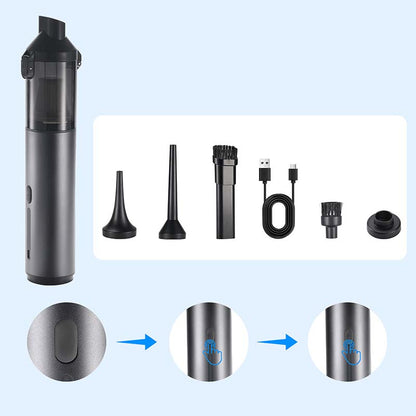🚗 HOT SALE! ⚡ High Power Handheld Cordless Car Vacuum Cleaner – Strong Suction, Cordless & Portable, Wet/Dry Use, Lightweight & Easy Clean for Car & Home 🧹