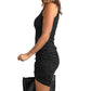 🌸Summer Hot Sale 49%OFF🌸Women's Sleeveless Round-Neck Ruched Short Dress