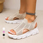 🎁2026 New Arrivals 50% OFF💥Women’s Casual Breathable Hollow Knitted Platform Sandals