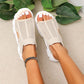 🎁2026 New Arrivals 50% OFF💥Women’s Casual Breathable Hollow Knitted Platform Sandals
