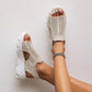 🎁2026 New Arrivals 50% OFF💥Women’s Casual Breathable Hollow Knitted Platform Sandals