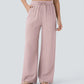 💜 LAST DAY PROMOTION - 50%OFF 💜 Lightweight Linen Pants Solid Color Drawstring Casual Pants - Breathable & Skin-Friendly
