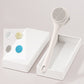 Long-handled electric exfoliating bath brush