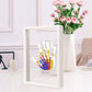 Family Handprint Set🖐️🎨 | Keepsake Frame Kit for 2-8 Members | Non-Toxic Paint Included 🎁✨
