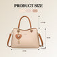 👜 LIMITED-TIME 50% OFF! ✨ Elegant Women's Tote Bag with Shining Heart Charm – Soft Synthetic Leather, Adjustable Strap 💖