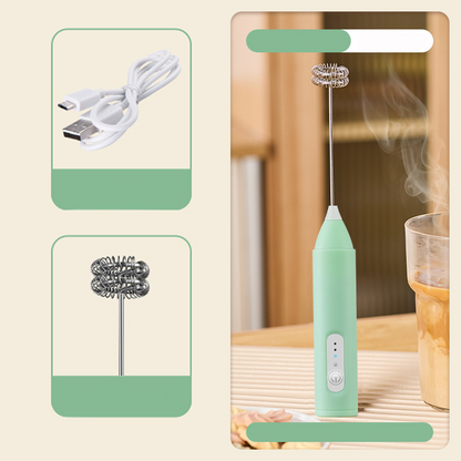 ⏰ BUY 1 GET 1 FREE Special Price:£ 10.99 !!💝Electric Drink Foam Mixer