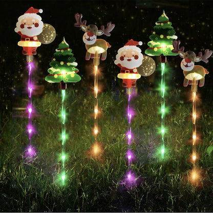 🔥 Christmas Special Offer – Spread the Joy & Save Big! 🎄🎁6-Pack Solar Christmas Decorative Lights