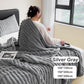 🛍️ 50% Off – Cozy Flannel Throw Blanket with Rabbit Fur Look – Soft, Lightweight & Versatile – Ideal for Office, Sofa & Travel 🛋️