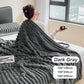 🛍️ 50% Off – Cozy Flannel Throw Blanket with Rabbit Fur Look – Soft, Lightweight & Versatile – Ideal for Office, Sofa & Travel 🛋️