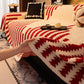 🛋️50% OFF NOW! Soft Plush Non‑Slip Couch Cover‑Thick Striped Sofa Throw Cover, Cozy Winter‑Friendly Furniture Protector for Living Room, Anti‑Slip Universal Sofa Slipcover
