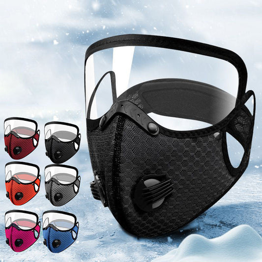 🏍️ 50% OFF! ✨ Windproof Motorcycle Mask & Goggles – Anti-UV, 5-Layer Filter, Adjustable 🔧