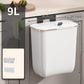 Hanging Kitchen Bin with Lid – No Smell, Space-Saving Rubbish Bin for Cabinet/Wall Use