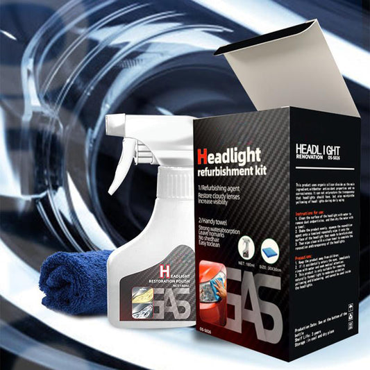 ⏳48% OFF NOW🔥Automotive Headlamp Refurbisher & Crystallization Coating Agent Kit🚗✨