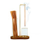 🥳2026 HOT SALE🥳💞50% OFF!✨ 💝2 in 1 Incense & Candle Holder Natural Wood Base Aromatherapy Diffuser
