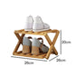 📢📢50%  OFF !! ⏰Durable Foldable Bamboo Shoe Rack