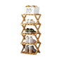 📢📢50%  OFF !! ⏰Durable Foldable Bamboo Shoe Rack