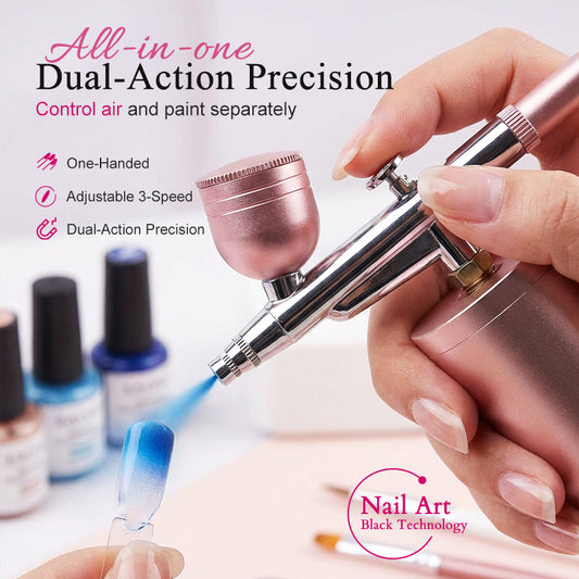 ⏳Time-Limited Special⏰ Three pressure settings + wireless freedom! Professional-grade airbrush for DIY, modeling, and makeup—all in one device! ✨