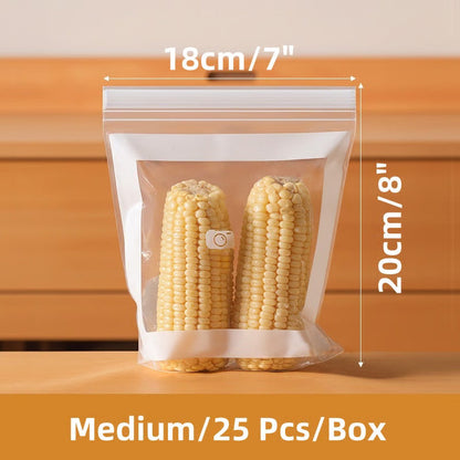 📢📢50% OFF !! ⏰Transparent Food-Grade Reinforced Double-Seal Bags