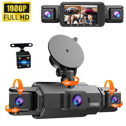 💥50% OFF!📷4-Channel HD Dash Cam with Night Vision📹🚚 FREE UK DELIVERY
