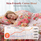 3-Piece Floral Ruffled Bed Skirt Set