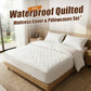 🔥Hot Sale&50% Off!🛏️Waterproof Quilted Mattress Cover & Pillowcases Set✨