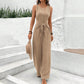 ⏳Time-Limited Special⏰Women's Solid Waist Tie Jumpsuit
