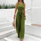 ⏳Time-Limited Special⏰Women's Solid Waist Tie Jumpsuit