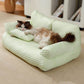 💥 50% OFF FLASH SALE! Ice Silk Cooling Pet Sofa Bed – Breathable, Washable & Super Soft 🐾❄️ 【Limited Time】