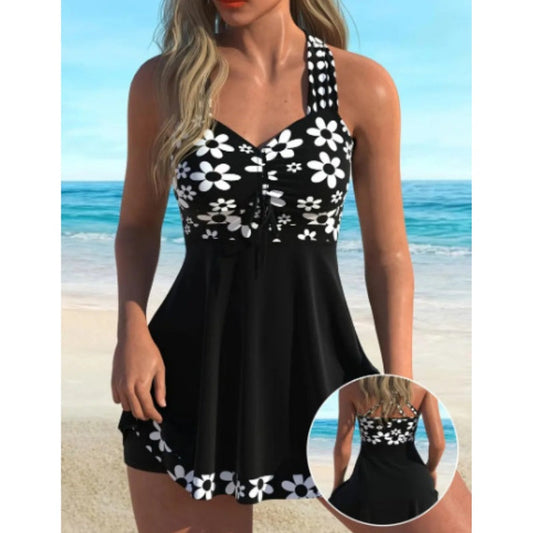 🔥🎁New arrival 60% OFF💥Women's Floral Print Tankini Swimsuits with Boyshorts