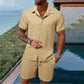 💎 60% OFF! 💎 Men’s 2-Piece Loose Shirt & Shorts Set – Breathable, Relaxed Fit & Effortless Summer Style 👕🩳