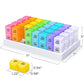 🥳2026 HOT SALE🥳💞50K+ SOLD!🌍✈️ 50% OFF! 4-Week Medication Travel Case – 31-day compartments, easy-open design. Ideal for seniors, vacations & weekly planning. 📅🔒