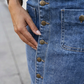 ✨ 2026 New Arrival | High-Waist Button Denim Skirt | Must-Have for Spring 👗【50% Off】