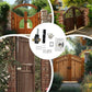 🔒 LIMITED-TIME 50% OFF! ✨ Heavy-Duty Long Throw Gate Lock – Dual-Sided Key, 5 Keys Included 🏡