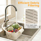 🥦🍅Collapsible Faucet-Hanging Sink Strainer Basket
