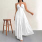 💃New Arrival 60% OFF!!✨Halter Neck Backless Tiered Maxi Dress