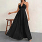 💃New Arrival 60% OFF!!✨Halter Neck Backless Tiered Maxi Dress