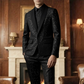 🔥PROMOTION - 60%OFF🎉 Men's Black Sparkle Tuxedo Suit Set  &✈ FREE UK DELIVERY🚀