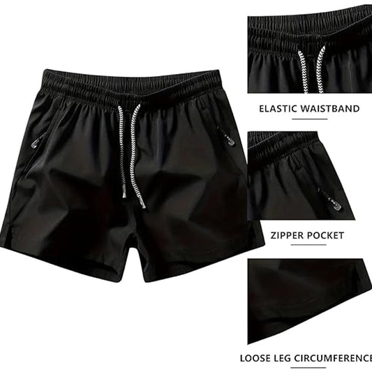 🏆 Meilleure Vente 2026 | Athletic Shorts with Quick-Dry Tech | Zipper Pockets for Essentials 📱