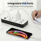 🔌 50% Off ⚡ Multi-Outlet Power Strip with Long Extension Cord – USB Ports, Surge Protection & Compact Design 📱