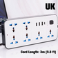 🔌 50% Off ⚡ Multi-Outlet Power Strip with Long Extension Cord – USB Ports, Surge Protection & Compact Design 📱