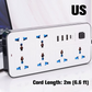 🔌 50% Off ⚡ Multi-Outlet Power Strip with Long Extension Cord – USB Ports, Surge Protection & Compact Design 📱