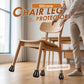 4PCS Silicone Chair Leg Floor Protectors with Felt Pads