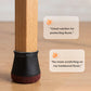 4PCS Silicone Chair Leg Floor Protectors with Felt Pads