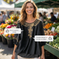 👚 LIMITED-TIME 50% OFF! 💥Women's Embroidered Cotton-Linen Blend Blouse – Floral Cutouts, Round Neck, Relaxed Fit ✨