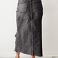 🎁2026 New Arrivals 50% OFF💥Women's High-Waist Ripped Denim Midi Skirt – Asymmetrical Hem, Distressed Details & Flattering Fit 👖✨