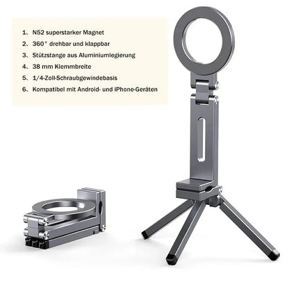 Foldable & Portable Aluminum Alloy Travel Phone Stand