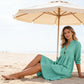 📢50% OFF !!⏰Women's Casual V-Neck Midi Dress with Pockets