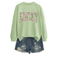 Women's Lucky Shamrock Graphic Sweatshirt
