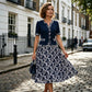 📢50% OFF!!!⏰Elegant Floral Print A-Line Dress