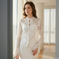 🎁New arrival 50% OFF💥Elegant Hollow-Out Lace Blouse with Bell Sleeves